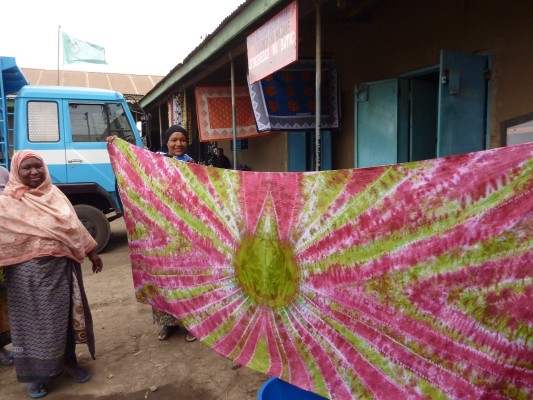 Cloth dying business